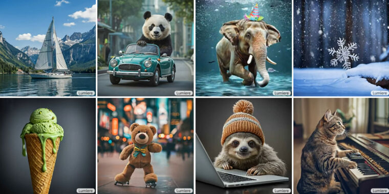 google’s-latest-ai-video-generator-can-render-cute-animals-in-implausible-situations