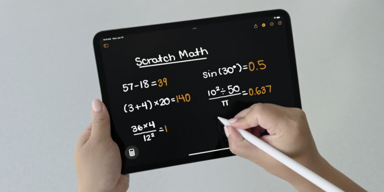 ipados-18-adds-machine-learning-wizardry-with-handwriting,-math-features