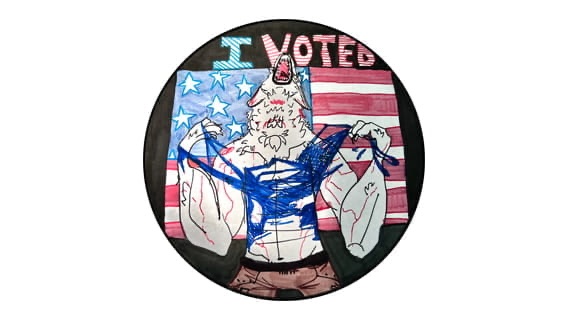 internet-picks-“werewolf-clawing-off-its-own-shirt”-as-new-michigan-“i-voted”-sticker