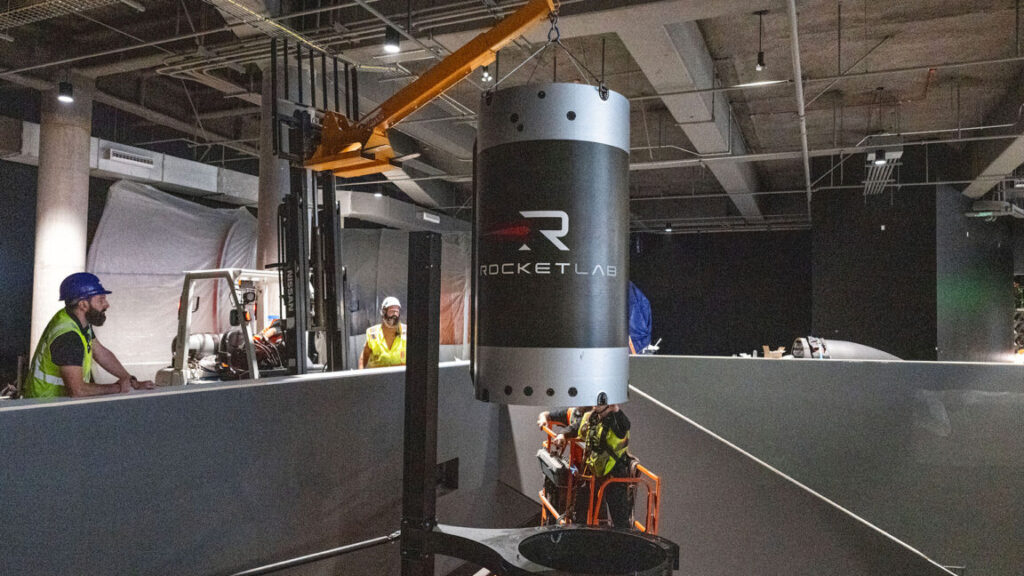 rocket-lab-electron-among-first-artifacts-installed-in-ca-science-center-space-gallery